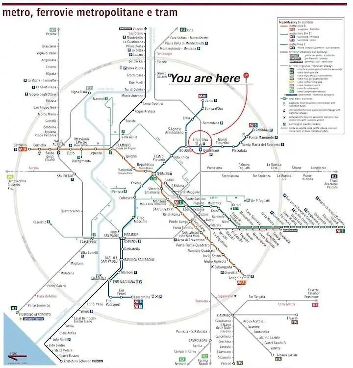 Apartmán Tiburtina House-Metro-Confort Řím Itálie